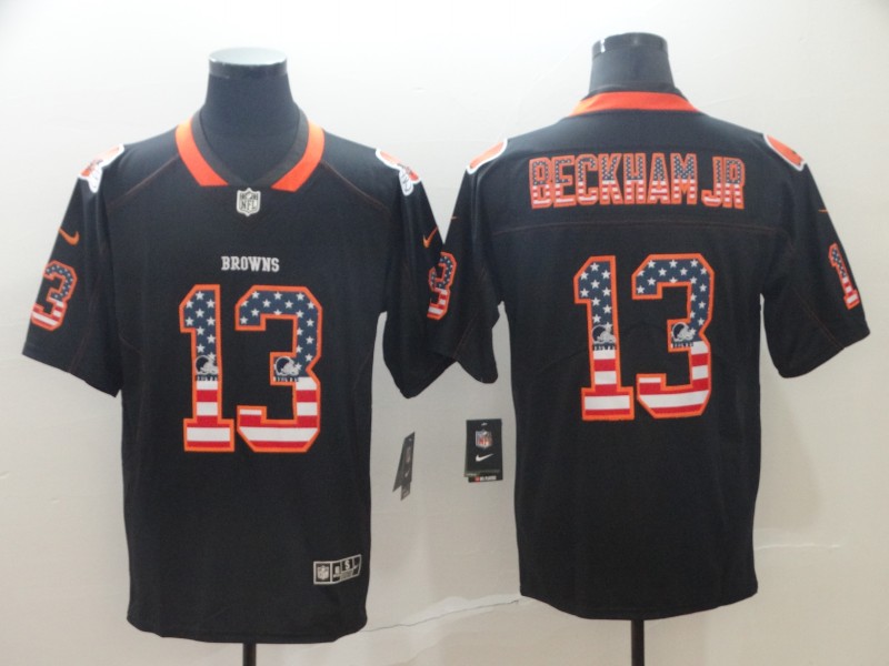 Men's Cleveland Browns Odell Beckham Jr. Black Jersey